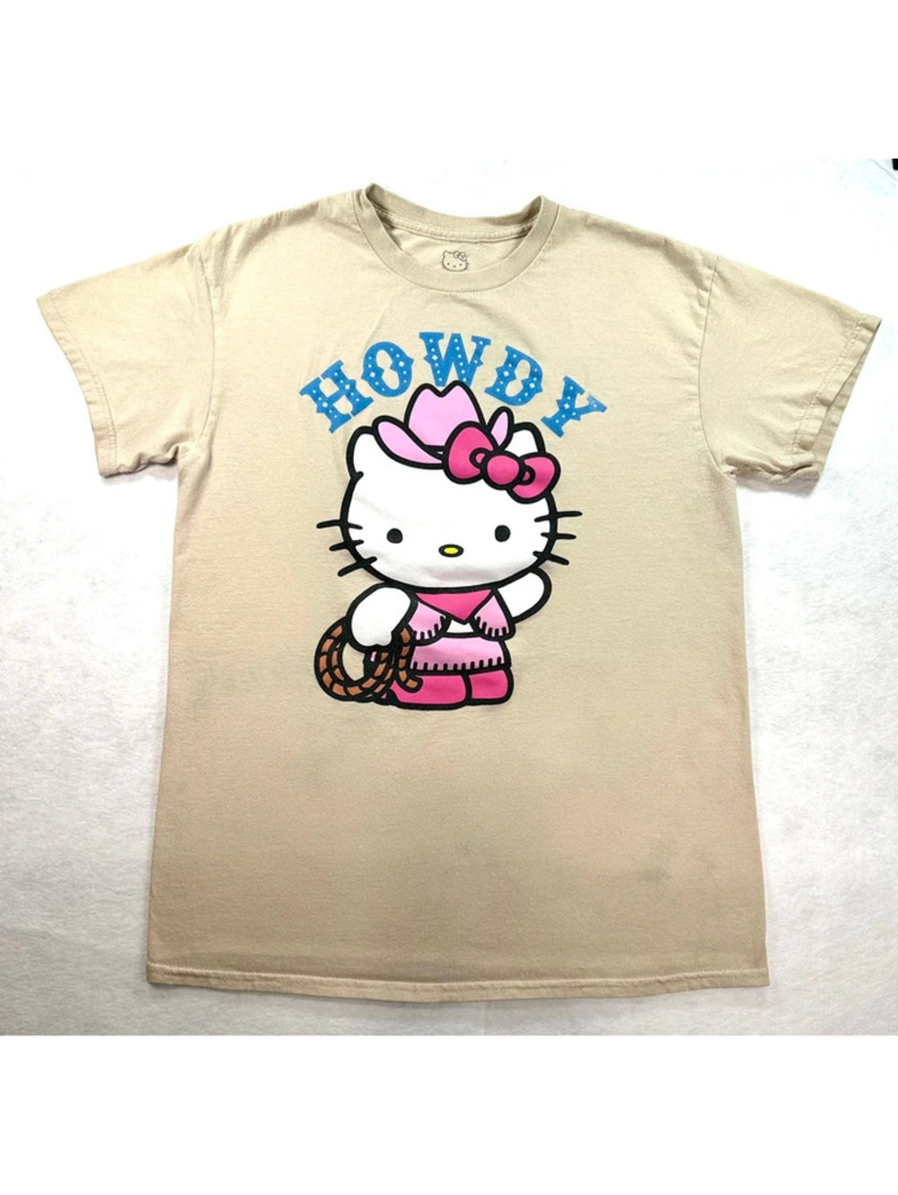 Hello Kitty Howdy Western Cowgirl Graphic T-Shirt – Size Medium G00126